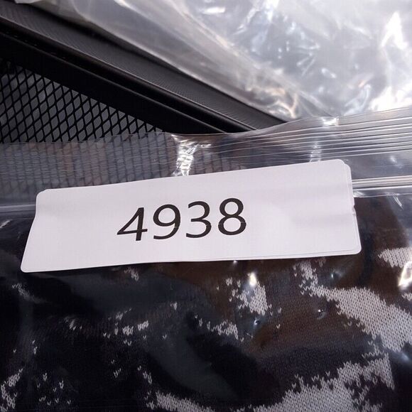 CHICOS Womens Sweater 0 Small Black Leopard Zip Up Moto Ombre Colorblock Knit - Picture 6 of 6